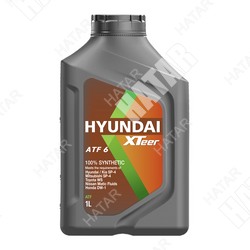 HYUNDAI Xteer жидкость для акпп atf 6 dexron vi синтетика 1л