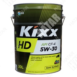 KIXX 5w30 hd/dx5 масло моторное полусинтетика дизель cf-4/sg 20л
