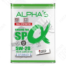 ALPHAS 5w20 масло моторное синтетика sp/gf-6a 4л