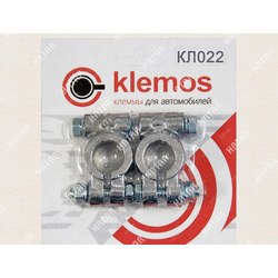 KLEMOS Клемма акб свинец, крепление-болт м6, боковое eurotype1 2шт к-т