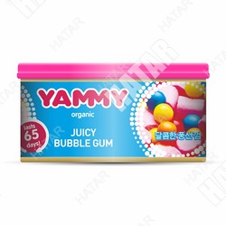 KOLIBRIYA Ароматизатор с войлочн. наполнителем yammy , баночка bubble gum 42 гр.