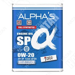 ALPHAS 0w20 масло моторное синтетика sp/gf-6a 4л
