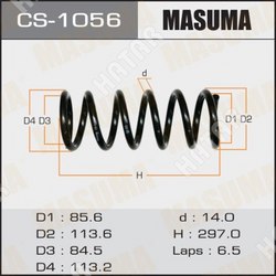 MASUMA Пружина подвески masuma front markii/ jzx110