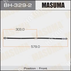 MASUMA Шланг тормозной masuma t- /front/ camry, vista ##v3# rh ранее был bh-067