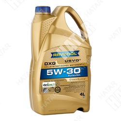 RAVENOL Моторное масло 5w-30 4л dxg синтетика+пао