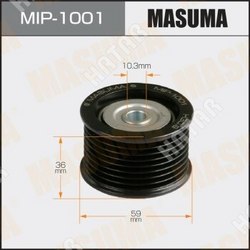 MASUMA Ролик обводной ремня привода навесного оборудования, 1ur,3ur