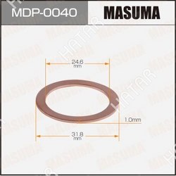 MASUMA Шайба прокладка для болта маслосливного masuma, toyota уп.50