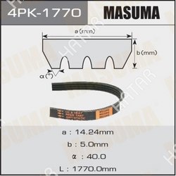 MASUMA Ремень ручейковый masuma