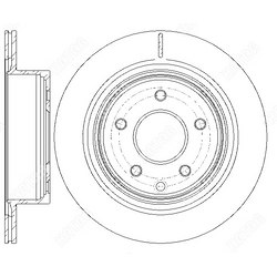 G-BRAKE Диск тормозной вентилируемый g-brake