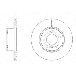 G-BRAKE Диск тормозной вентилируемый g-brake