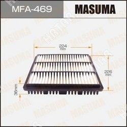 MASUMA Воздушный фильтр a-346 masuma 1/40