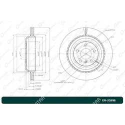 G-BRAKE Диск тормозной g-brake