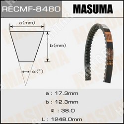 MASUMA Ремень клиновый masuma рк., 17x1248 мм