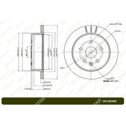 G-BRAKE Диск тормозной g-brake