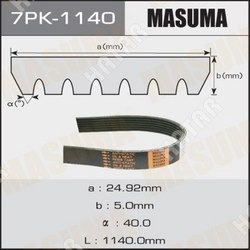 MASUMA Ремень ручейковый masuma