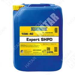 RAVENOL Масло моторное 10w-40 20л expert shpd полусинтетика