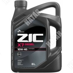 ZIC Zic x7 diesel 10w40 ci-4/sl acea e7, a3/b3, a3/b4 6л 1/3 синтетика для дизелей