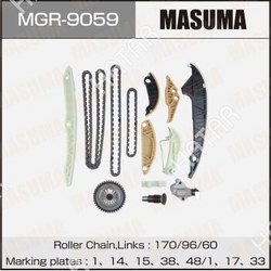 MASUMA Комплект для замены цепи грм masuma, bzb, cdaa, cdab, cdhb, cawb, ccta