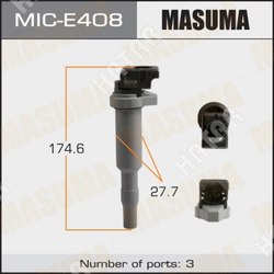 MASUMA Катушка зажигания masuma, bmw 3-series e90, 7-series e65 / n52b25, n52b30