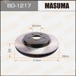 MASUMA Диск тормозной masuma front harrier/ acu3#, gsu3#, mcu3# уп.2