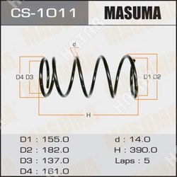 MASUMA Пружина подвески masuma front camry/vista/ cv40