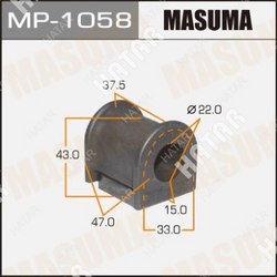 MASUMA Масляный фильтр c-114 masuma