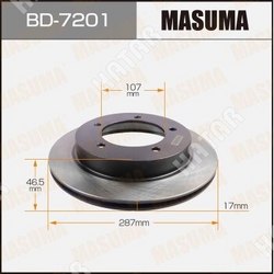 MASUMA Диск тормозной masuma front jimny 98- уп.2