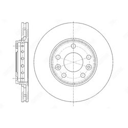 G-BRAKE Диск тормозной вентилируемый g-brake
