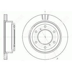 G-BRAKE Диск тормозной вентилируемый g-brake