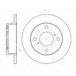 G-BRAKE Диск тормозной g-brake