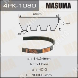 MASUMA Ремень ручейковый masuma