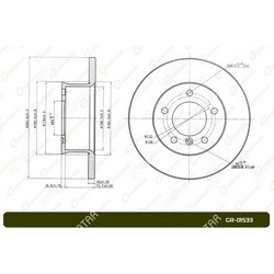 G-BRAKE Диск тормозной g-brake