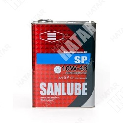 SANLUBE Масло моторное 10w-40 sp 4л синтетика