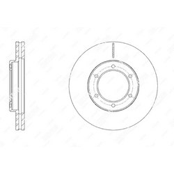 G-BRAKE Диск тормозной вентилируемый g-brake