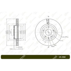 G-BRAKE Диск тормозной g-brake