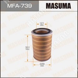 MASUMA Воздушный фильтр a-616 masuma 1/4