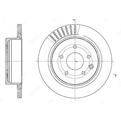G-BRAKE Диск тормозной вентилируемый g-brake