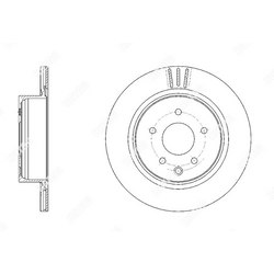 G-BRAKE Диск тормозной вентилируемый g-brake