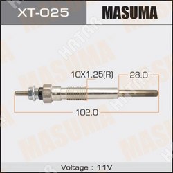 MASUMA Свеча накаливания masuma pt-150 /1c-1  1/10/100