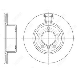 G-BRAKE Диск тормозной вентилируемый g-brake