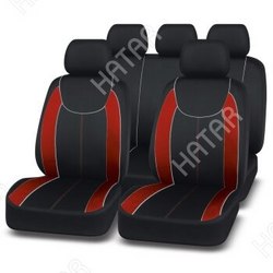 AUTOPREMIER Чехлы autopremier escada, полиэстер+карбон, 11 предм., черный/красный 1/10