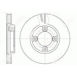 G-BRAKE Диск тормозной вентилируемый g-brake