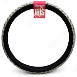 CARFORT Оплетка carfort iris 12, черная кожа, темные кристаллы, м