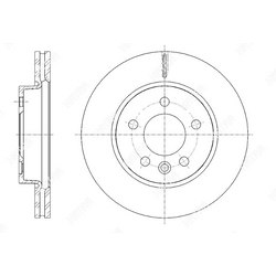 G-BRAKE Диск тормозной вентилируемый g-brake
