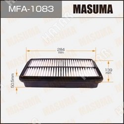 MASUMA Воздушный фильтр a-960 masuma 1/40