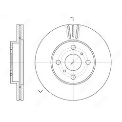 G-BRAKE Диск тормозной вентилируемый g-brake