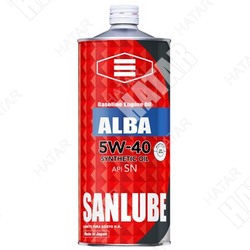 SANLUBE Масло моторное 5w-40 sp/gf-6a 1л синтетика