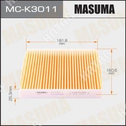 MASUMA Салонный фильтр ac9404 masuma kia/ soul/ v1600 08- 1/40