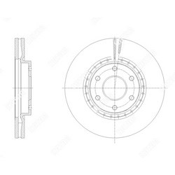 G-BRAKE Диск тормозной вентилируемый g-brake