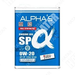 ALPHAS Alphas 0w20 sp/gf-6 бензин, синтетика 4л 1/6